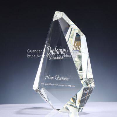 New Arrival New Product Custom Content High Standard K9 Crystal Color is Rich Business Gift Crystal Crystal Trophy