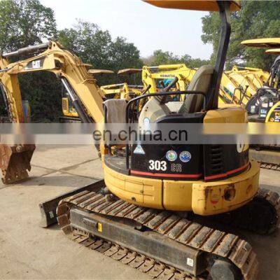 cat 303cr used mini excavator , original made cat 301 302 303 305 307 excavator , cat open cabin crawler digger