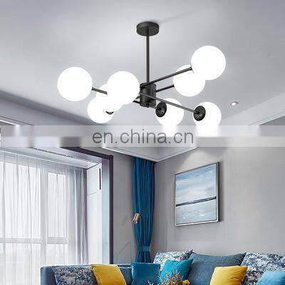 Nordic Modern Iron Art Ceiling Lights for Living Room Restaurant Bar Pendant Lighting Loft Decor Chandelier photo-5