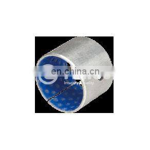 TEHCO Sleeve Split Bushing for Vehicle Chassis or Hydraulic Machine Self Lubricating Steel With Blue POM