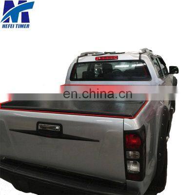 Customized OEM Hard Tri Foldable retractable Tonneau Pickup Car part Cover for Nissan Titan double cab  6'-5\