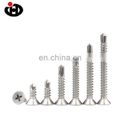 Cross Recessed Countersunk Big Head Self-Drilling Tapping Tek Screws photo-3