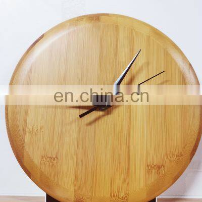Wood Wall Clock Modern Concise Design Eco Friendly Circular Pendulum Wooden Wall Clock photo-2