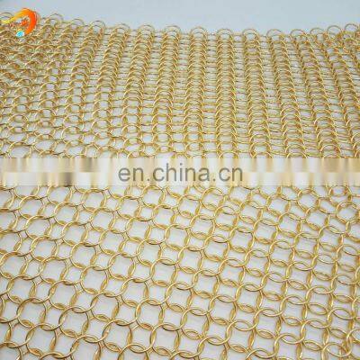 high strength Stainless Steel Ball Chain decorative ring mesh Curtain