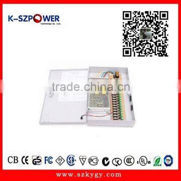 2015 K-81 12v 10a 18ch 120w cctv power supplies for surveillance cameras