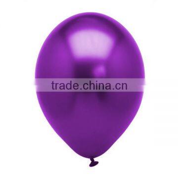 China supplier 100% nature Latex metallic color latex balloons