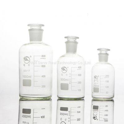 High Borosilicate Reagent Bottles White Brown Color photo-2
