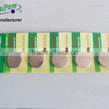 3v lithium coin cell/coin battery/button cell battery Cr2032