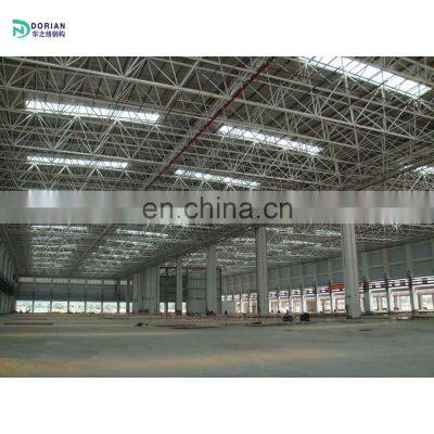 Ultra-high rise steel structure building steel grid structure for warehouse