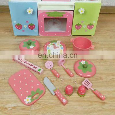 Double Sided Luxurious Kitchen Wooden Playhouse for Children Items photo-3