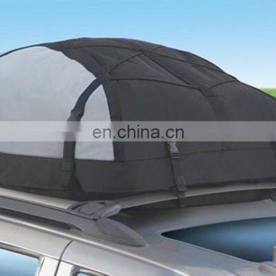 Expandable Canvas Soft Top Vehicle Cargo Roof Rack Box Bag photo-3