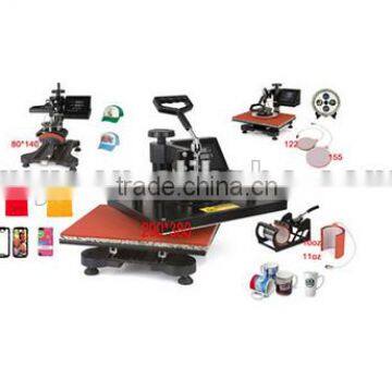 New Design 8 in 1 Combo Heat Press Machine for Plate Mug Cap T-Shirt