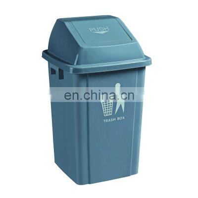 Hot Sale High Quality 100L Waste Container Durable Hotel Indoor Square Plastic Garbage Bin