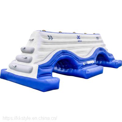 kk inflatable bridge inflatable challenge tower water sport game in lake park sea park