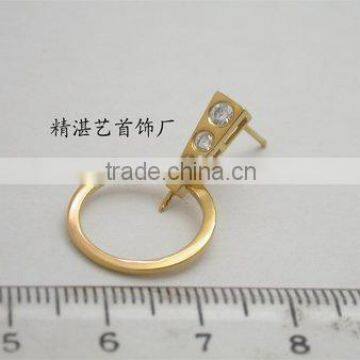 Copper/brass Rose Gold Earrings (Custom Design)