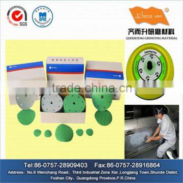 durable hook and loop sanding disc with coating for car paint polishing