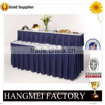 Eco-friendly Table Cloth Table Skirting Designs For Wedding