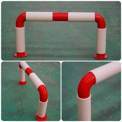 Bumper bollards, against vehicles, can be used and protected equipment and facilities