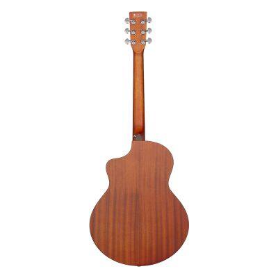 YAN Yan 40-inch JF Body ,Spruce Solid Top Mahogany Backsides Natural Color Guitar Factory Folk Guitar SM-19 photo-4