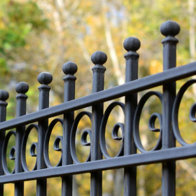 Customizable Wrought Iron Garden Fence Panels for Commercial Use photo-5