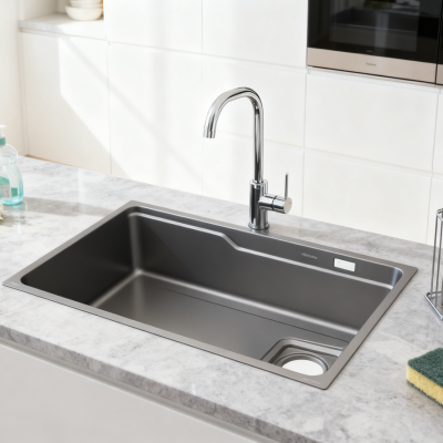 Durable 304 Stainless Steel Sink With All Necessary Accessories photo-4