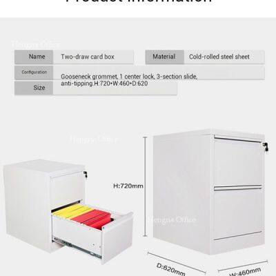 BEST SELLER-Cold Rolled Steel Hanging File Cabinet With Lock & Silent Slides for Office Administration | Holds 200 Folders per Drawer photo-4