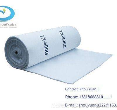 Supply of Shanghai Ceiling Filter Cotton (factory of Spray Booth Filter Cotton)
