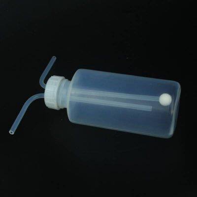 Teflon Pfa Gas Washing Bottle, Polytetrafluoroethylene Gas Absorption Bottle With Connector and Valve, Customizable photo-2