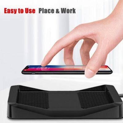 AJB-331 Блокиратор звука для мобильных телефонов | Блокиратор ультразвукового записи с функцией беспроводной зарядки мощностью 10Вт | Защита от записи телефонных разговоров