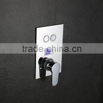 Wall-mounted Bathroom Thermostatic LED Shower Mixer