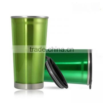 2015 Newly eco-fiendly SS mug, Made in China New design auto mug travel mug