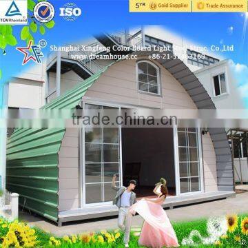 prefab steel home dome house/casa dome prefabricada/arched cabin dome steel buildings