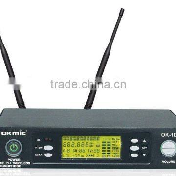 OK-1D Single channel UHF PLL wireless microphone system