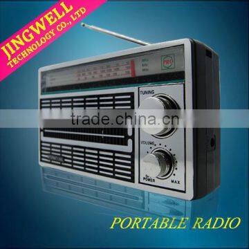 China Factory Portable Radio Fm/am/sw 3 Band Radio AC/DC