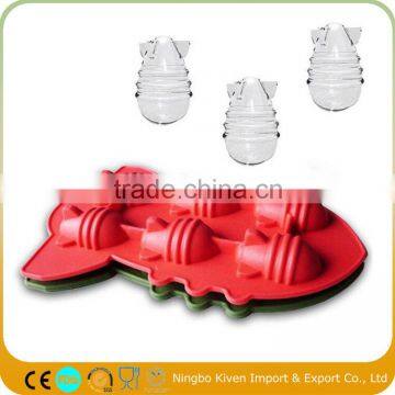 2016 New Atom Bomb Shape Silicone Ice Cube Tray