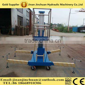 aluminum mobile hydraulic raising/electric rising platform