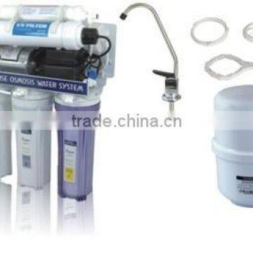 6 stage reverse osmosis water filter with plastic UV (RO-50G-6)