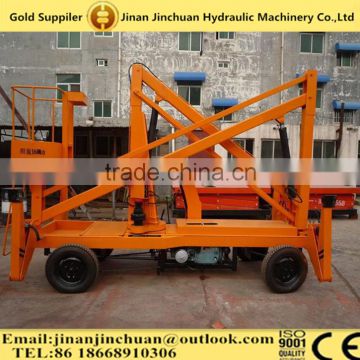 Telescopic Hydraulic Lift/Genie Boom Lift Tyre/Towable Boom Lift