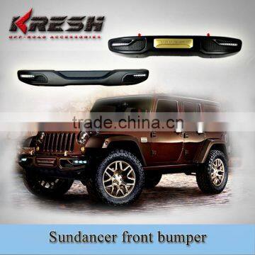 KRESH brand NEW design 4x4 SUV KRESH JK bumper guard for Wrangler 2007-2015JK with black color and steel material