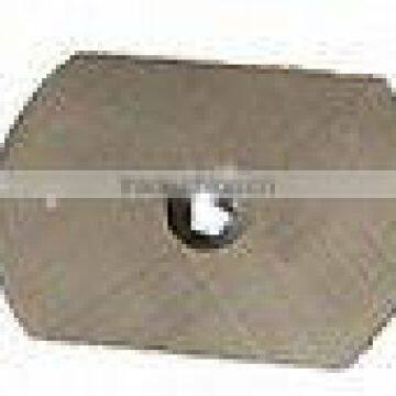 Alnico block magnet with a bore