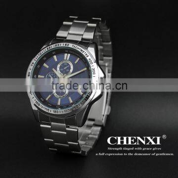 Luxury Jewelry Series Watch 3 Decorated Circle Men's Sport Watch With Watch Box 014AMS