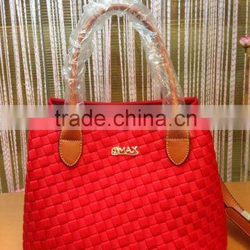 Cheaper Nylon Foldable Bag Woven Nylon Handbag Ladies