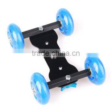NEWER Tabletop Mobile Rolling Slider Dolly Car Skater Video Track Rail Camera