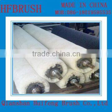 Cotton wheel roller brush