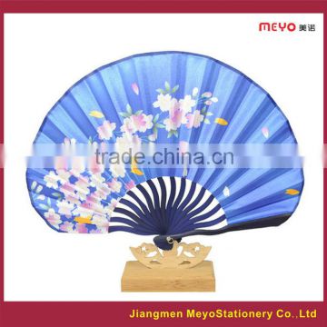 2015 Flower Fabric hand held fan for business present                        
                                                Quality Choice