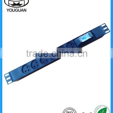 19" standard Rack Outlet PDU socket/ Israel type PDU