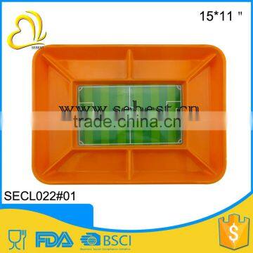 EPK eco-friendly melamine football food divider tray