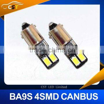 BA9S CANBUS 4SMD 5630 5730 LED car Interior Bulbs Wedge Lamp Car Indicators Light