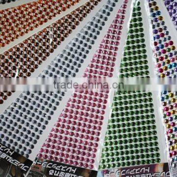 Guangzhou Wholesale DIY Crystal Stickers, Rhinestone Sticker Sheets, Rhinestone Sticker