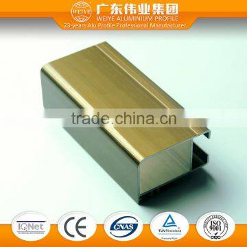 Doors and windows extrusion aluminium profiles manufacturer from china